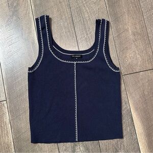 Blu Pepper Navy Tank Top